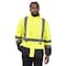 Pioneer Polyester, Zipper with Snap Storm Placket, Hi-Vis Yellow, S V1140460U-S - alternate 8